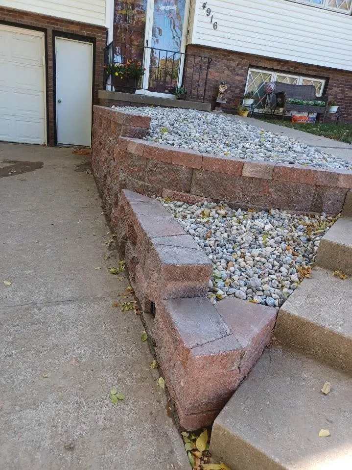 Custom outdoor landscaping in South Sioux City, NE by MC Landscaping