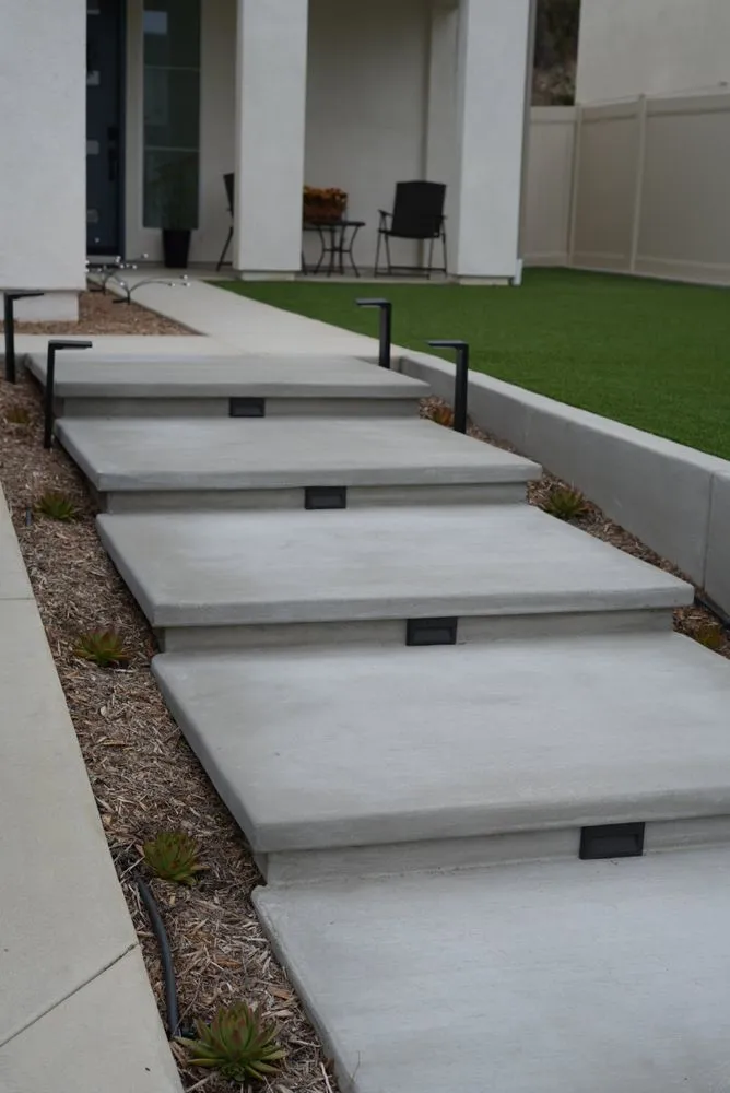 Affordable landscape installation with custom design in Fallbrook, CA by Mc Masonry Designs