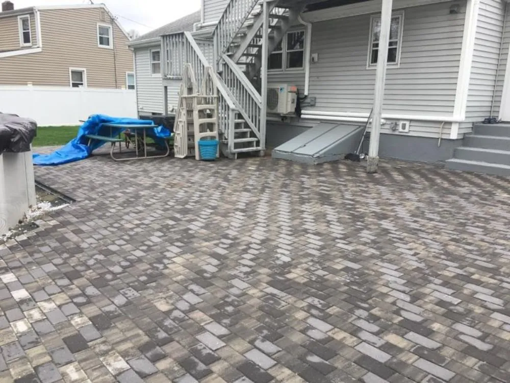 Expert yard cleanup service with custom design across Hartford, CT - MC Paving and Landscaping