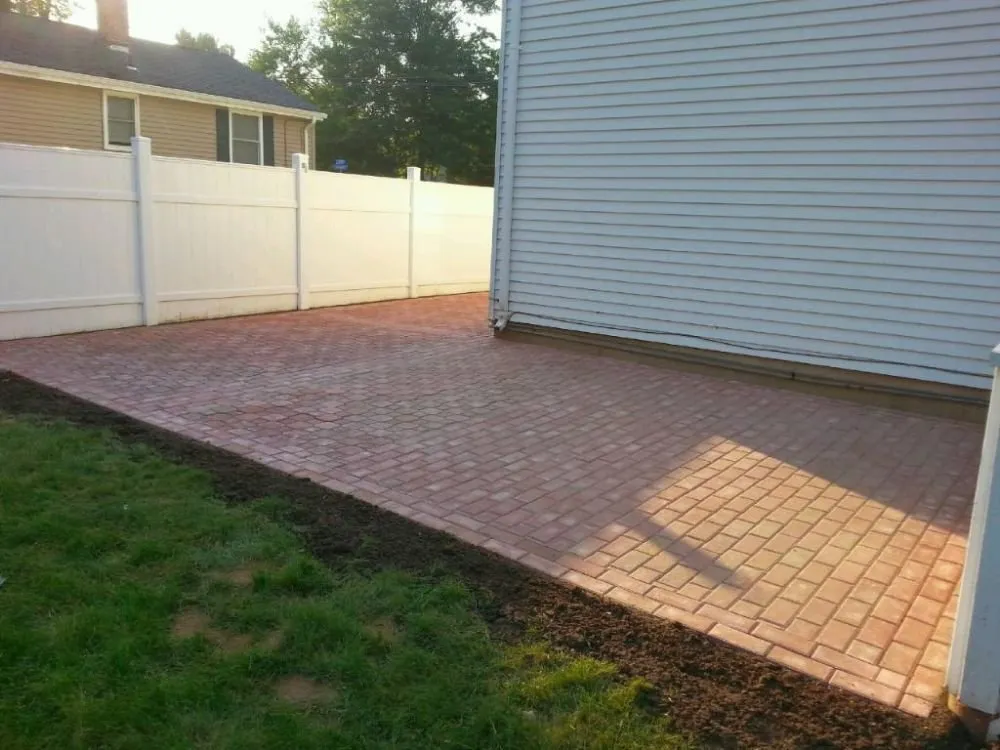 Custom landscape installation for beautiful yards in Hartford, CT by MC Paving and Landscaping