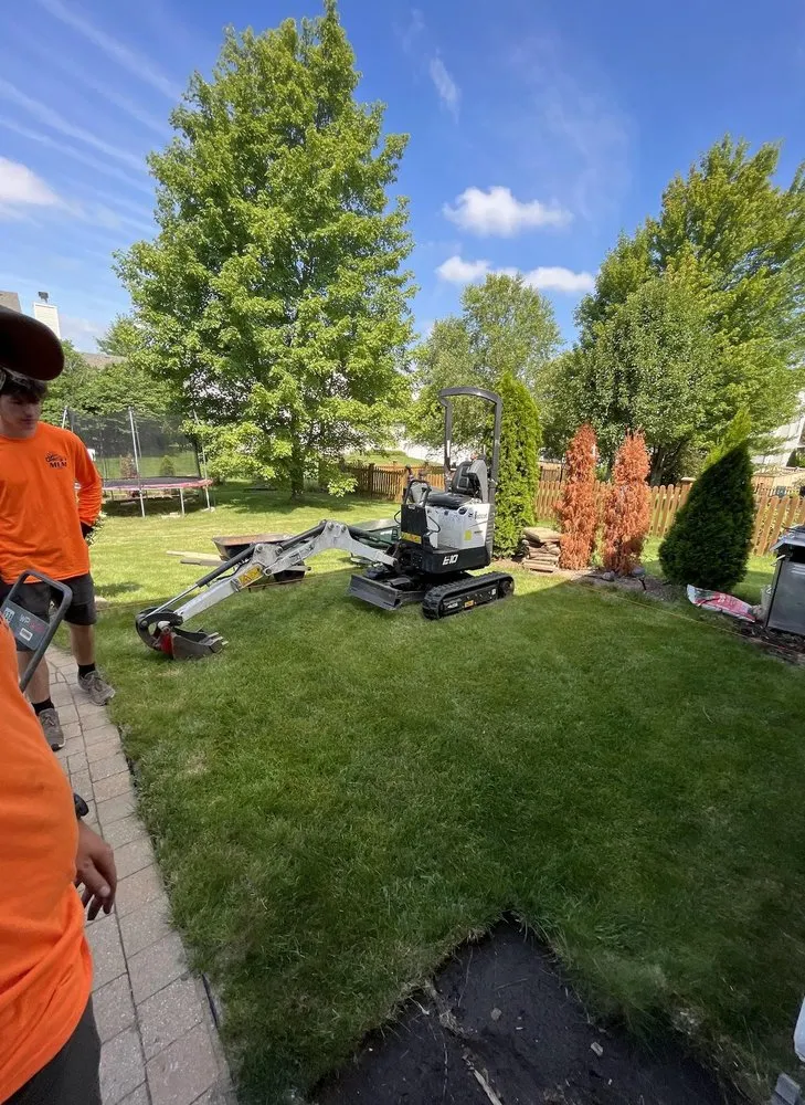Custom outdoor landscaping in Morris, IL by Mc Tague Lawn Management