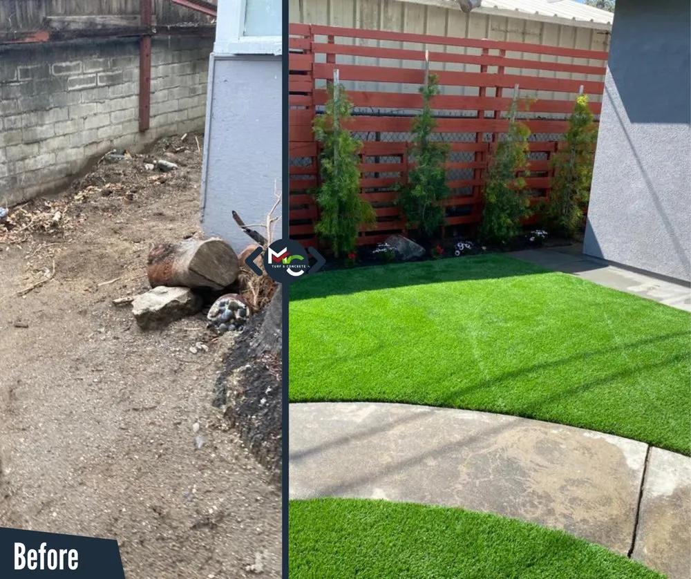 Affordable yard maintenance near you in Ontario, CA by MC Turf and Concrete