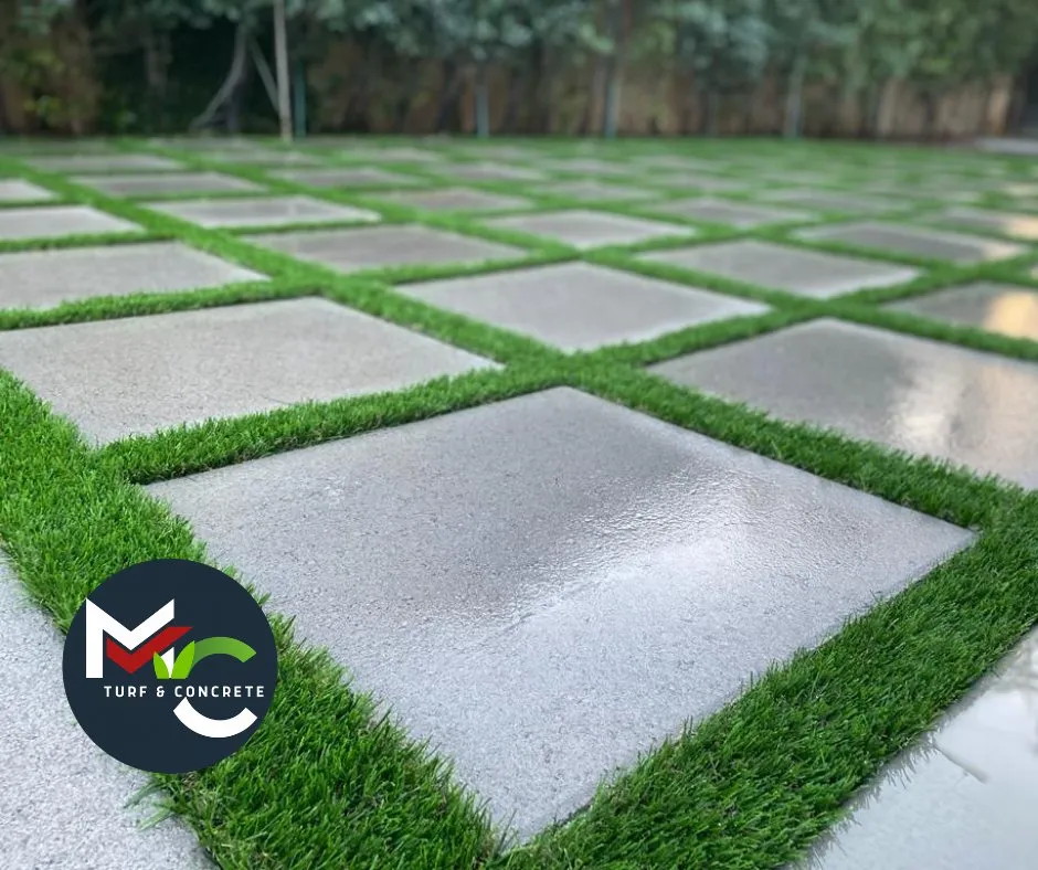 Professional lawn mowing service in Ontario, CA by MC Turf and Concrete