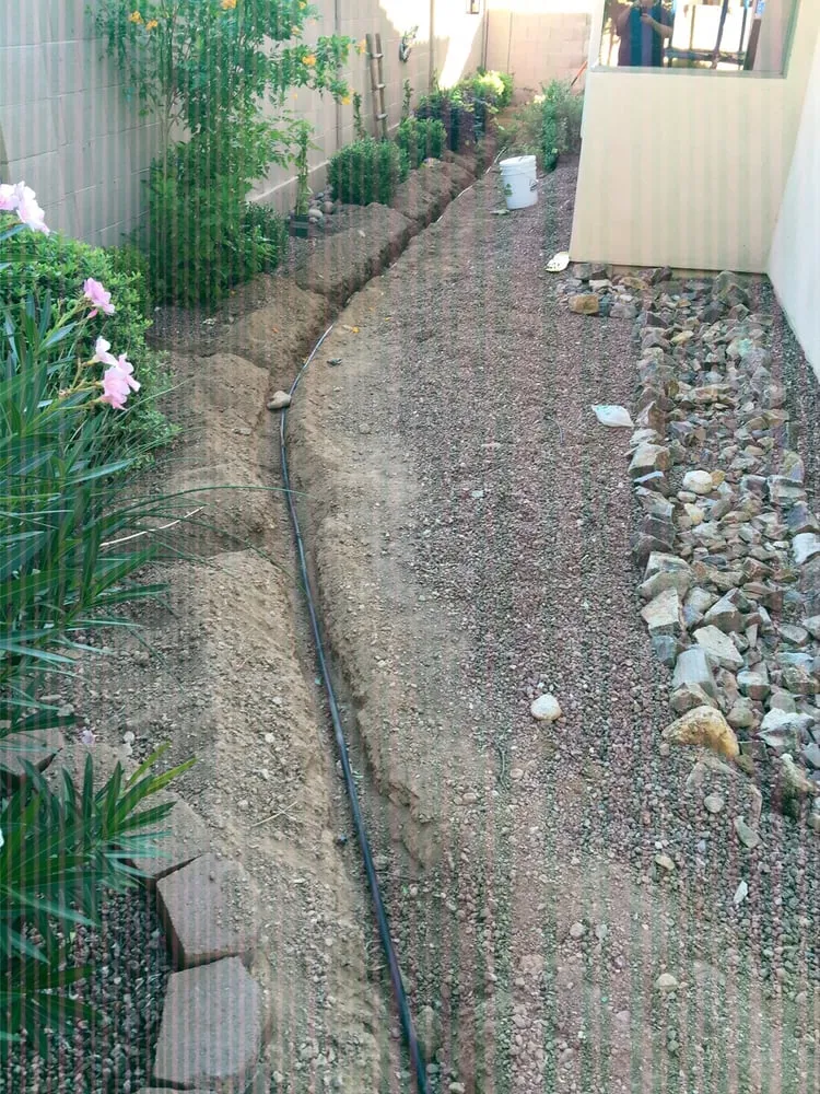 Professional garden landscaping in Tucson, AZ by McBride Landscaping and Yard Maintenance