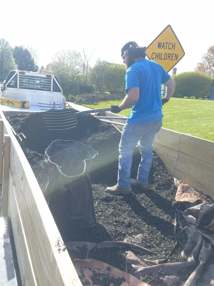 Local landscape installation in Newville, PA - McBride's Blue Collar Construction