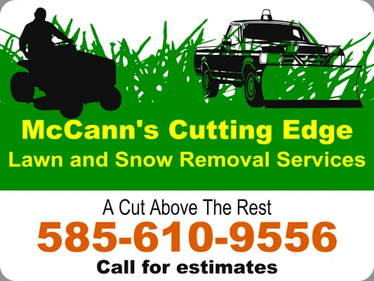 McCanns Cutting Edge Lawn Care Logo