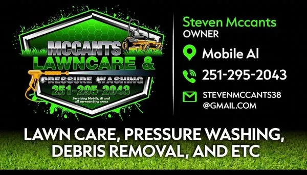 Mccants Lawncare & Power Washing Logo