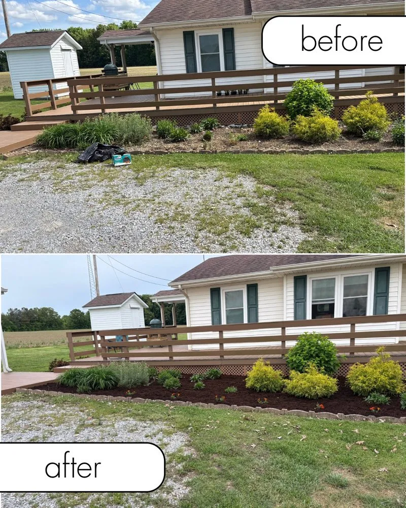Custom garden landscaping in Murray, KY - McCartney Mulching & Landscaping
