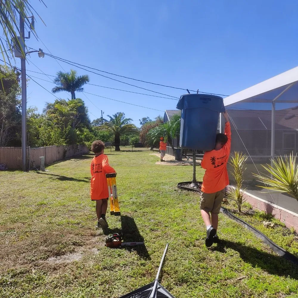 Expert garden landscaping for residential properties in Port Charlotte, FL by Mccleery's Landscape