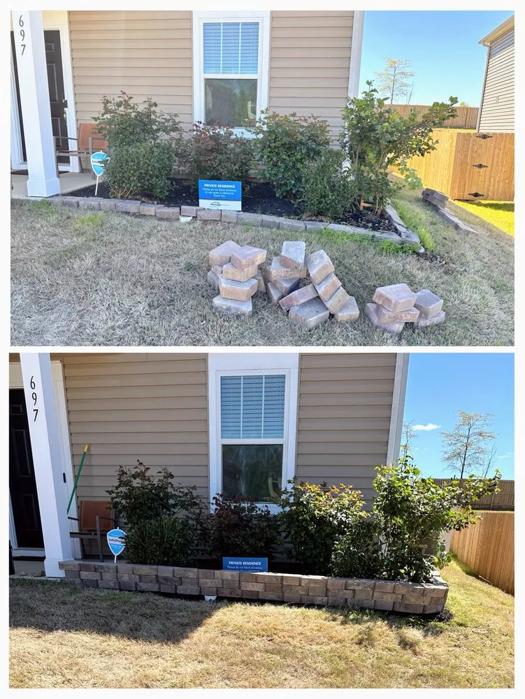 Custom landscape installation in Spartanburg, SC by Mcclintock Lawn Care