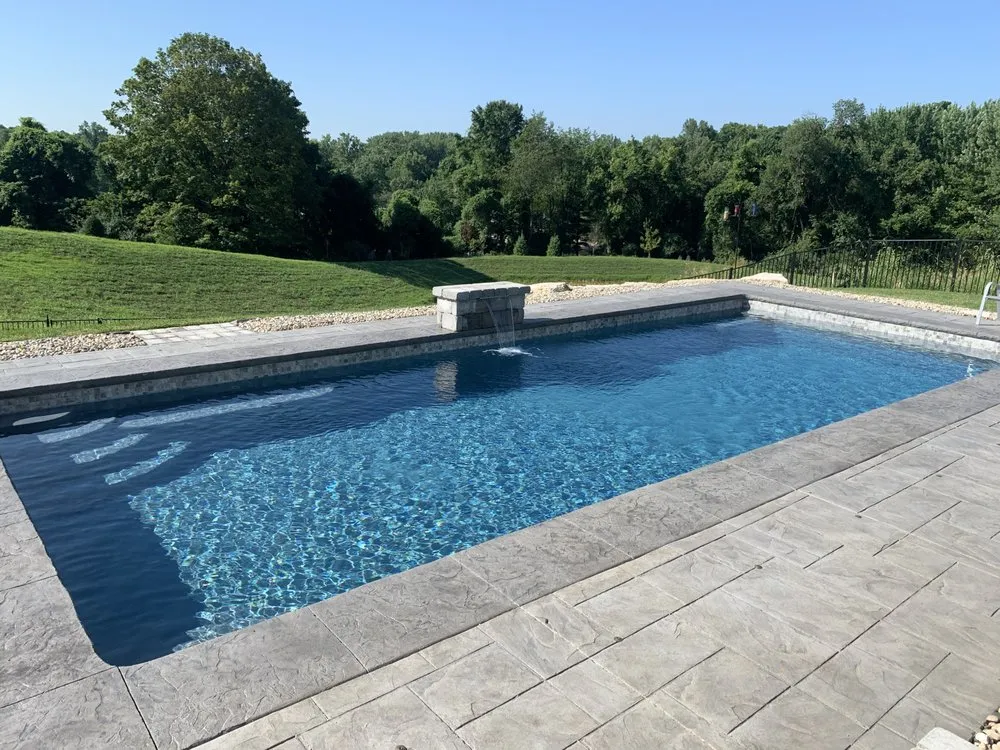 Affordable landscape installation in Lebanon, IL by McClure-Davison Pools