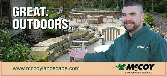 Professional outdoor landscaping for year-round maintenance in Marion, OH by McCoy Landscape Services