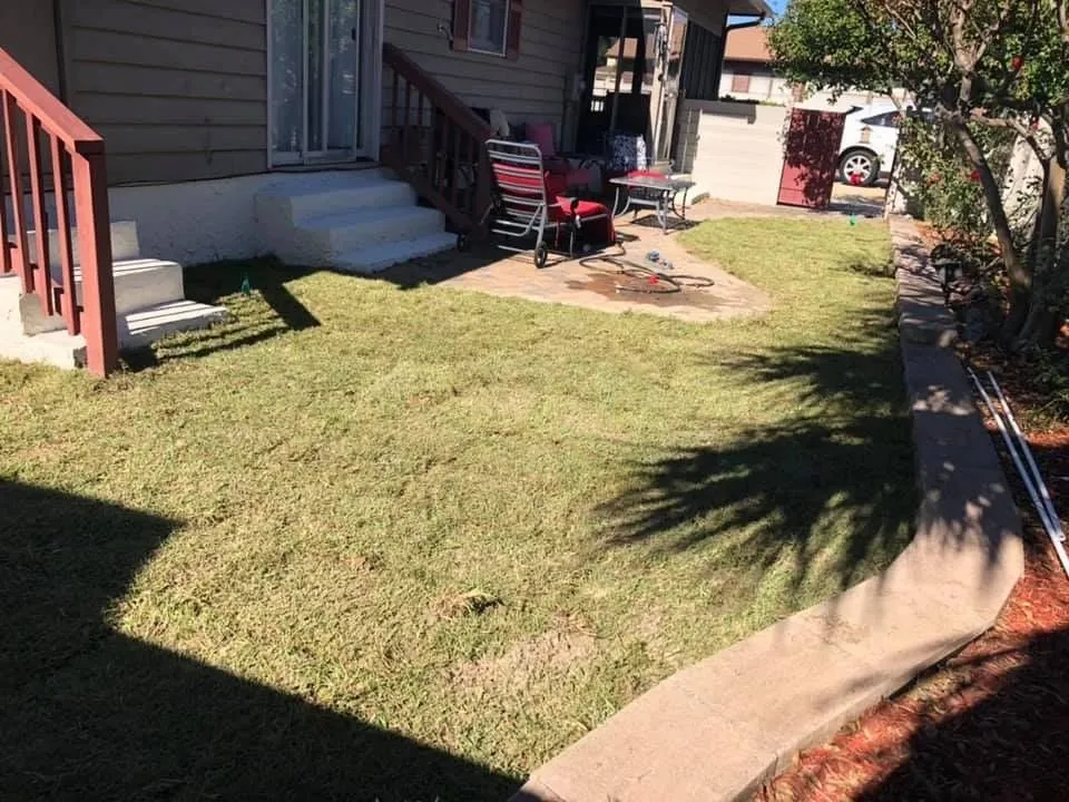 Custom landscape installation in Little River, SC by Mccoy Lawn Care