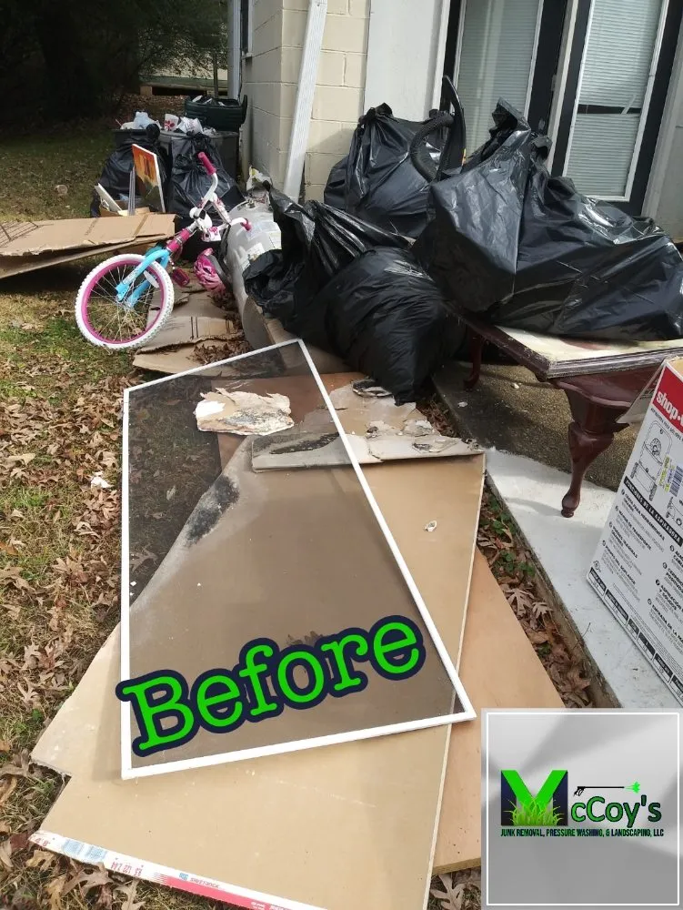 Affordable yard cleanup service with custom design in Mobile, AL by McCoy's Junk Removal Pressure Washing And Landscaping
