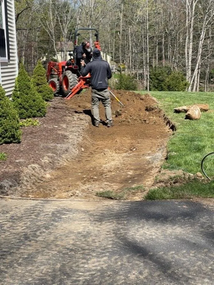 Professional lawn mowing service in Newtown, CT by Mcculloch Property Maintenance