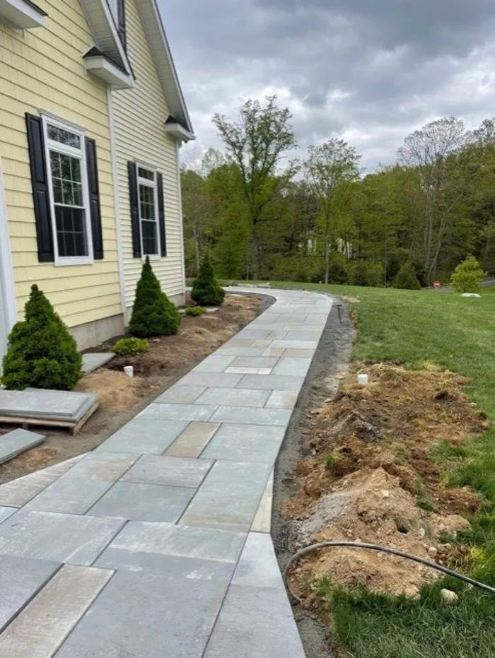 Custom residential landscaping in Newtown, CT by Mcculloch Property Maintenance