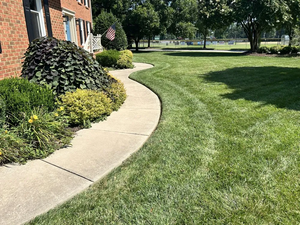 Professional outdoor landscaping for homes in Virginia Beach, VA by Mcdonald Group Landscaping Company