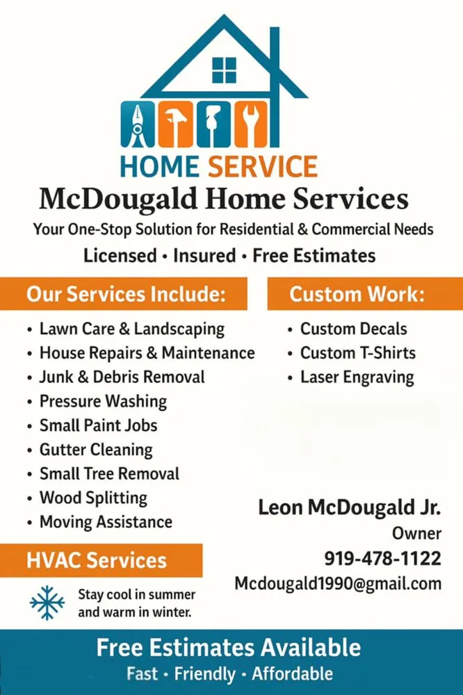 Expert outdoor landscaping in Cameron, NC - McDougald Home Services