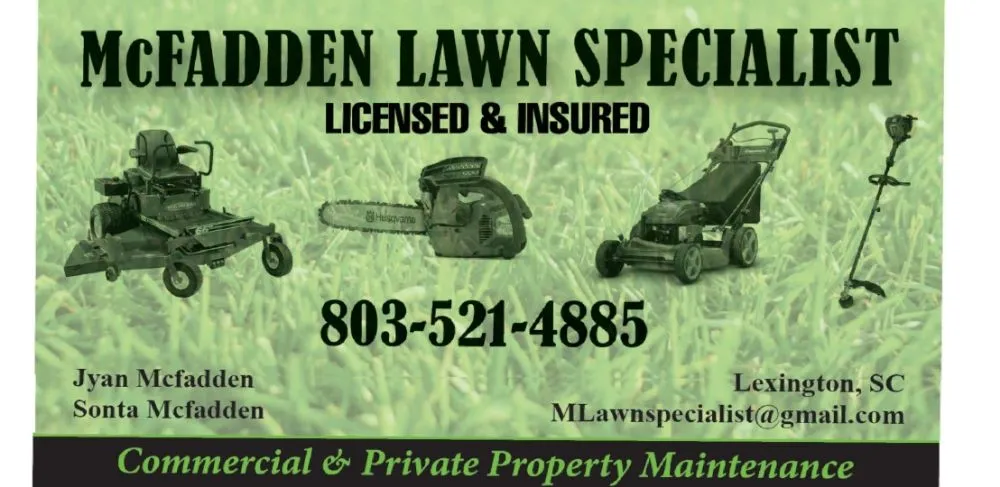 Professional landscape installation in Lexington, SC - McFadden Lawn Specialist