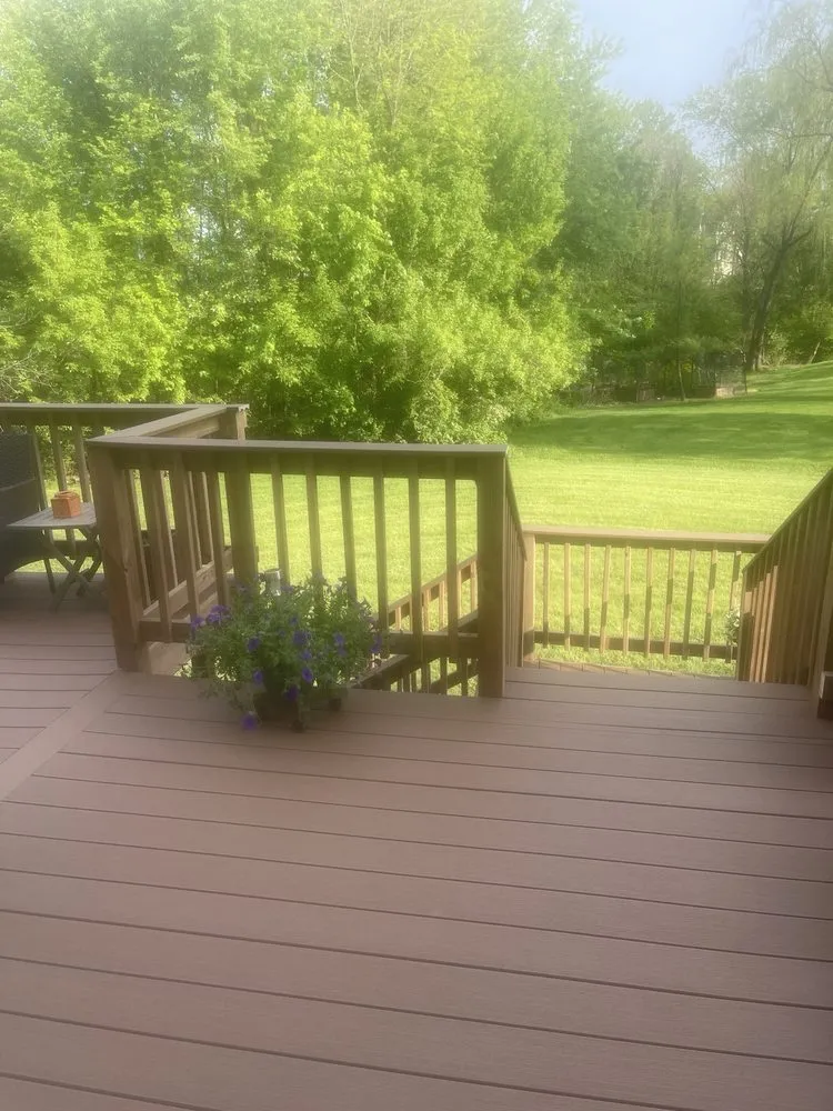 Custom landscape installation for homes in New Palestine, IN by McFarland Outdoors