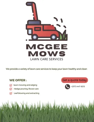 McGee Mows Logo