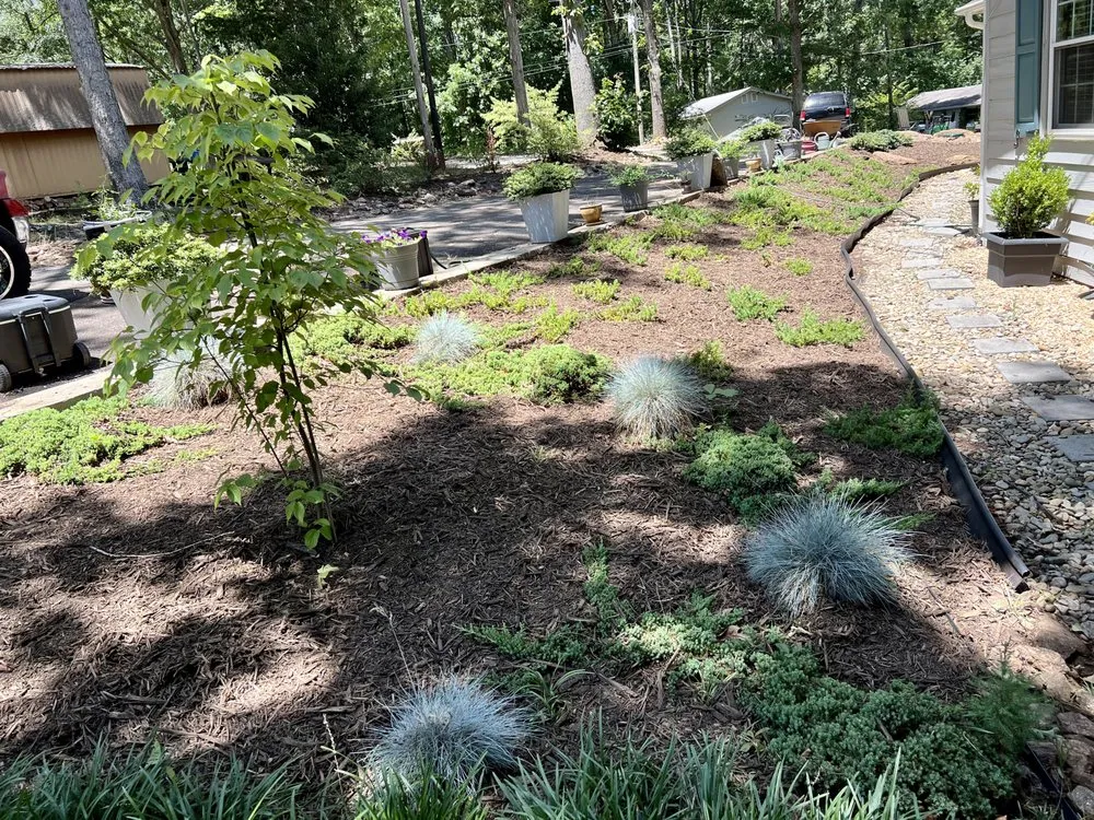 Local outdoor landscaping with custom design in Greer, SC by McGee Outdoors