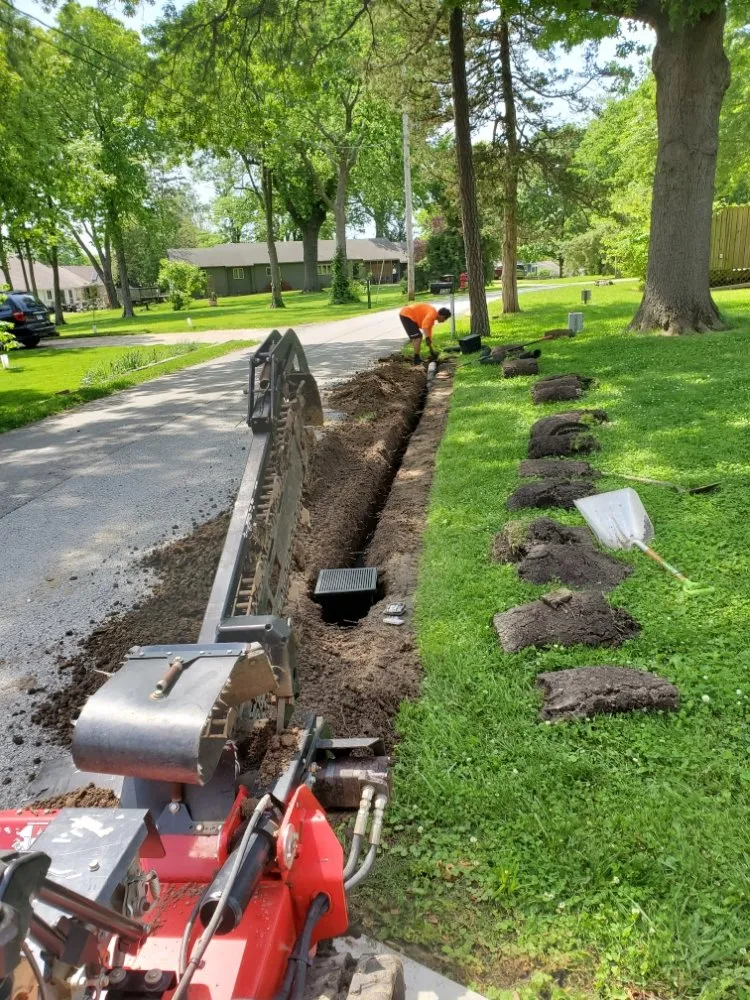 Custom outdoor landscaping in Overland park, KS by McGinley Lawn