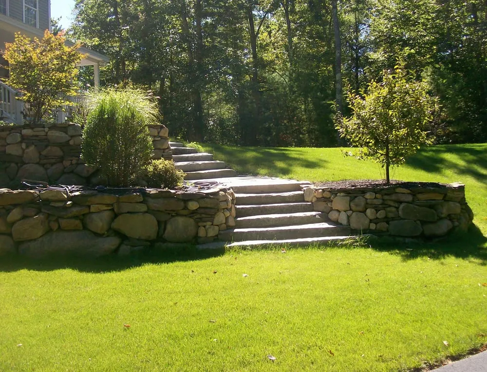 Custom garden landscaping in Nottingham, NH - McGowan Landscape