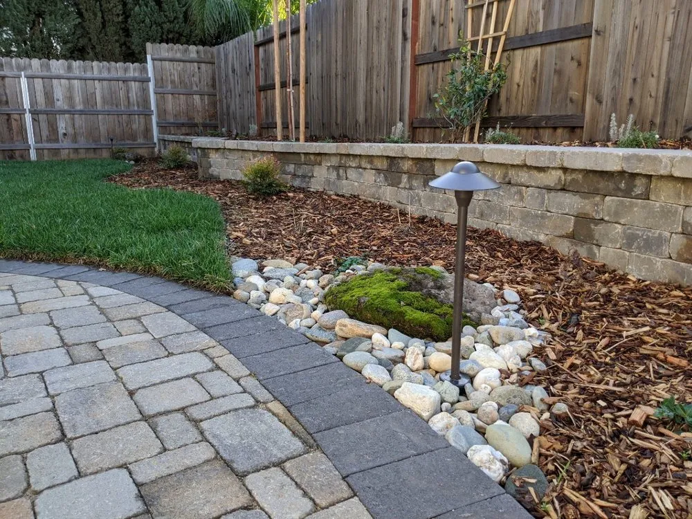 Custom yard cleanup service with custom design across Orangevale, CA - McGuire Earth Works