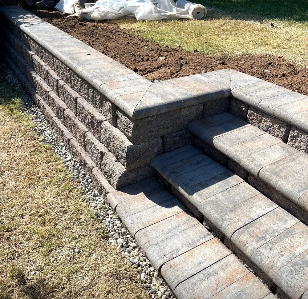 Custom landscape design for year-round maintenance in Orangevale, CA by McGuire Earth Works