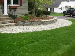 Custom landscape installation in Sharon, MA - McGuire Tree & Landscape
