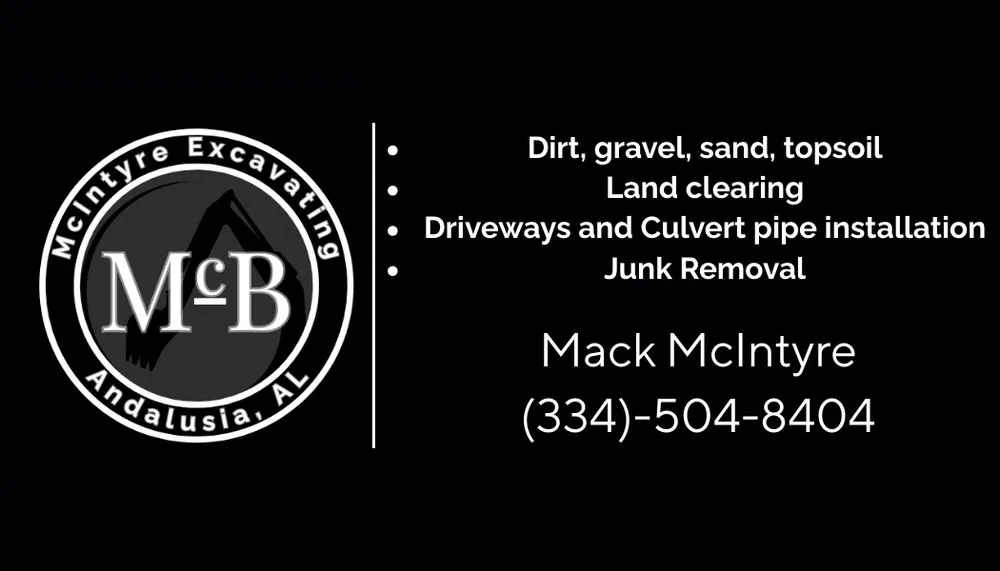 Trusted lawn mowing service in Andalusia, AL by McIntyre Excavating