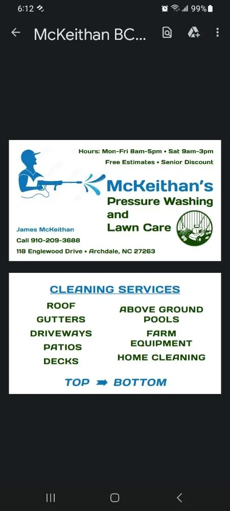 Reliable yard cleanup service in Archdale, NC by Mckeithan's Pressure Washing and Lawn Care