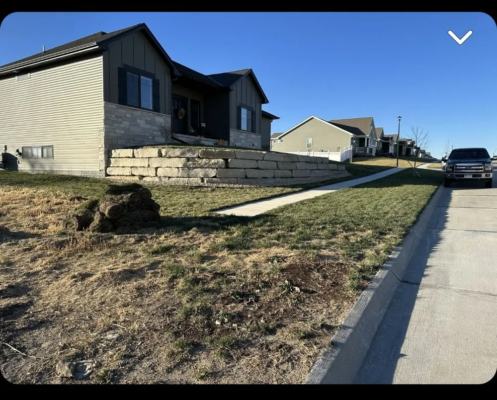 Custom garden landscaping for residential properties in Omaha, NE by Mckinnon Lawn & Scapes