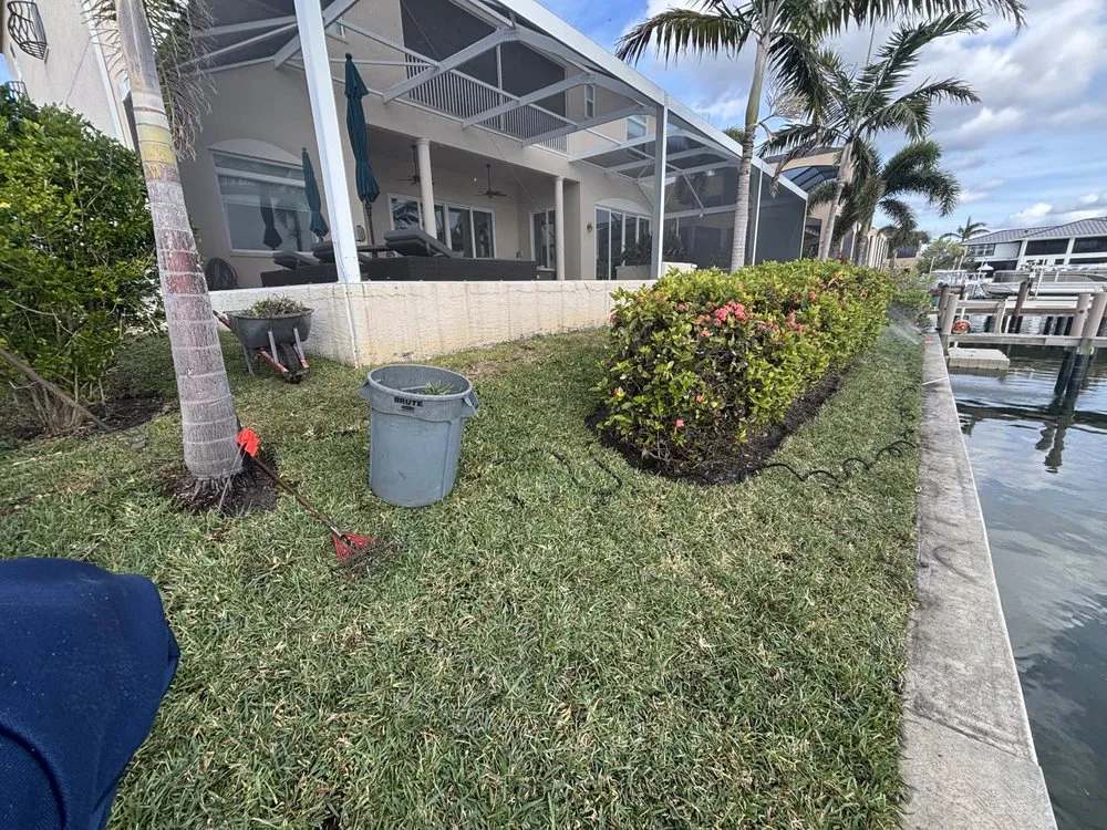 Professional yard maintenance in Naples, FL - MCL Land & Hardscape Services