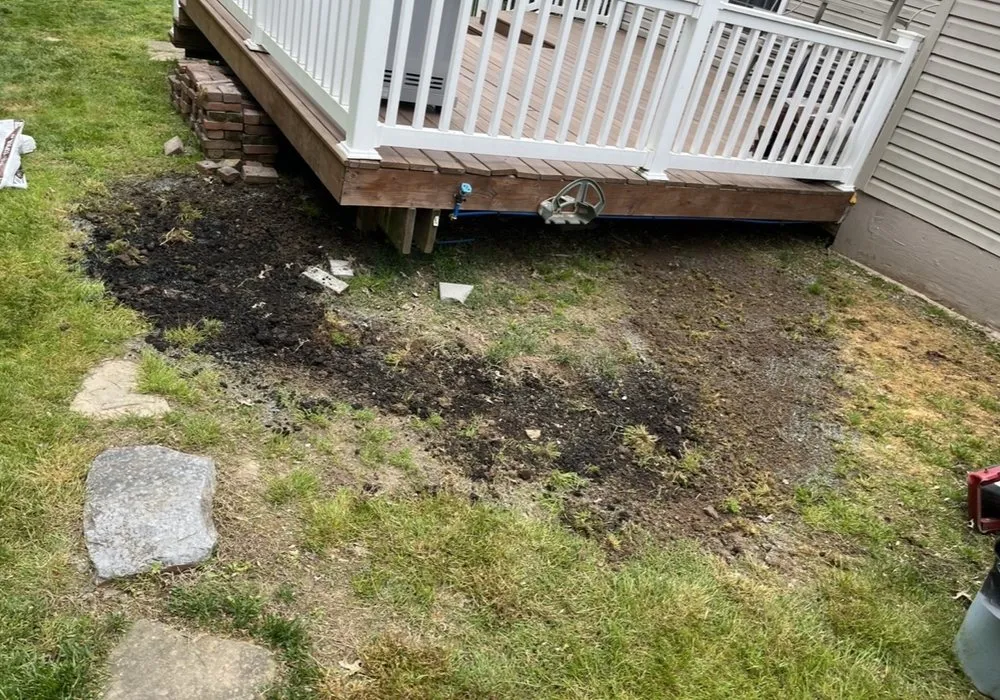 Custom garden landscaping in Chalfont, PA - McLaughlin Contracting