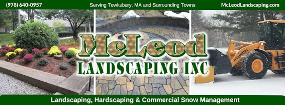 Local yard cleanup service for residential properties in Tewksbury, MA by McLeod Landscaping