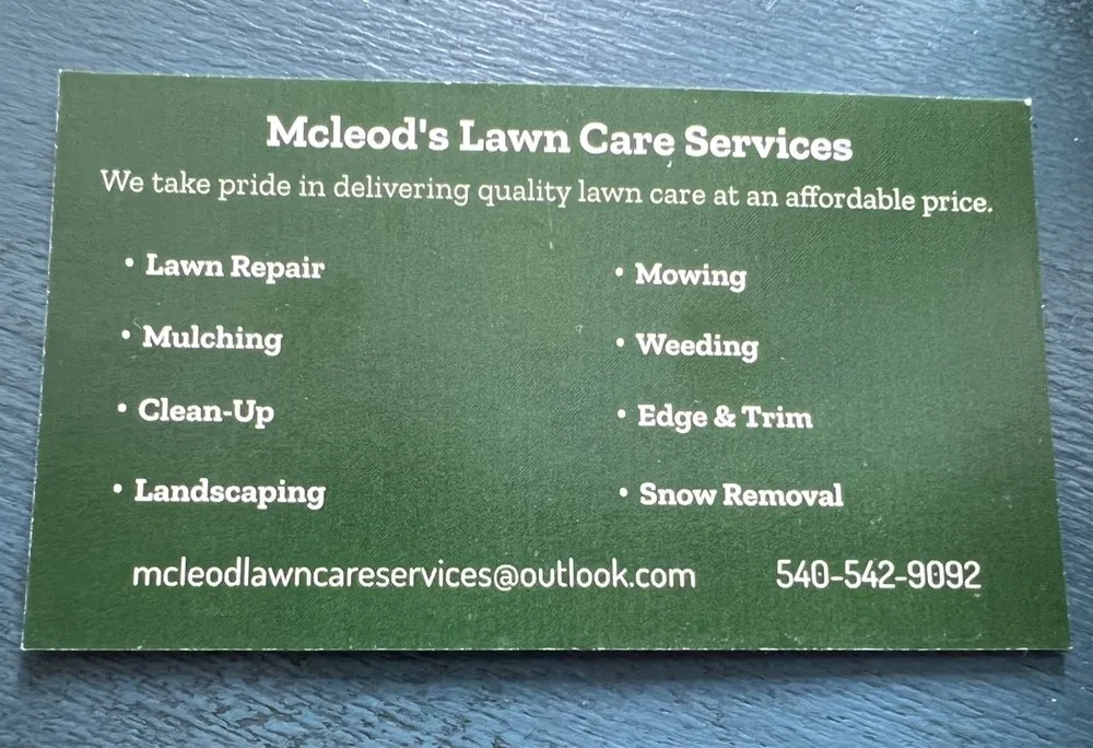 Custom yard cleanup service for residential properties across Winchester, VA - Mcleods Lawn Care Services & Snow Removal