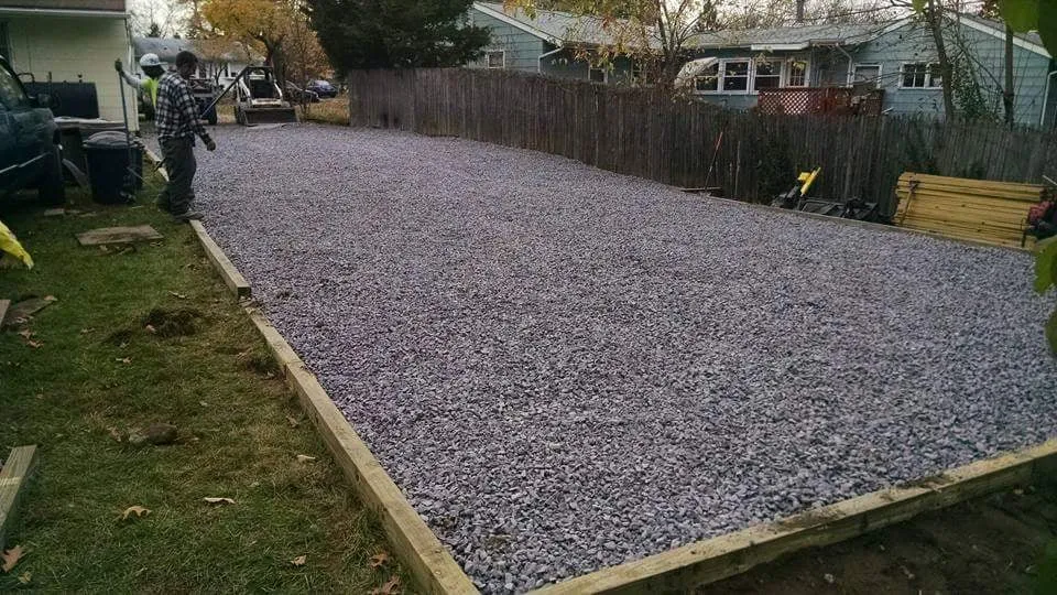 Custom landscape installation with custom design in Mount Laurel, NJ by MCM Lawn Services