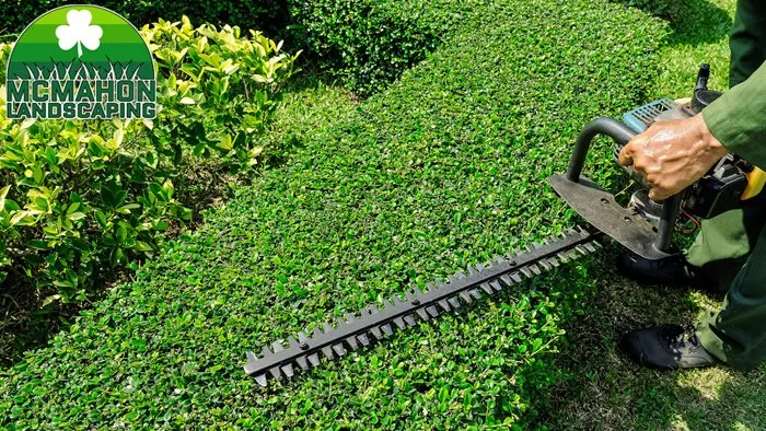 Professional lawn mowing service in Red Hill, PA by McMahon Landscaping