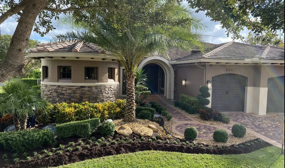 Professional landscaping services for year-round maintenance in Coral Springs, FL by McMahon's Irrigation & Landscaping