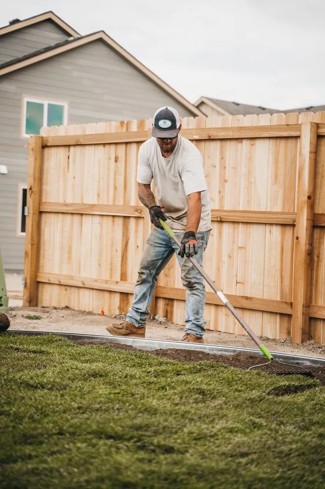 Professional landscape design in Peyton, CO by McMaster Landscaping
