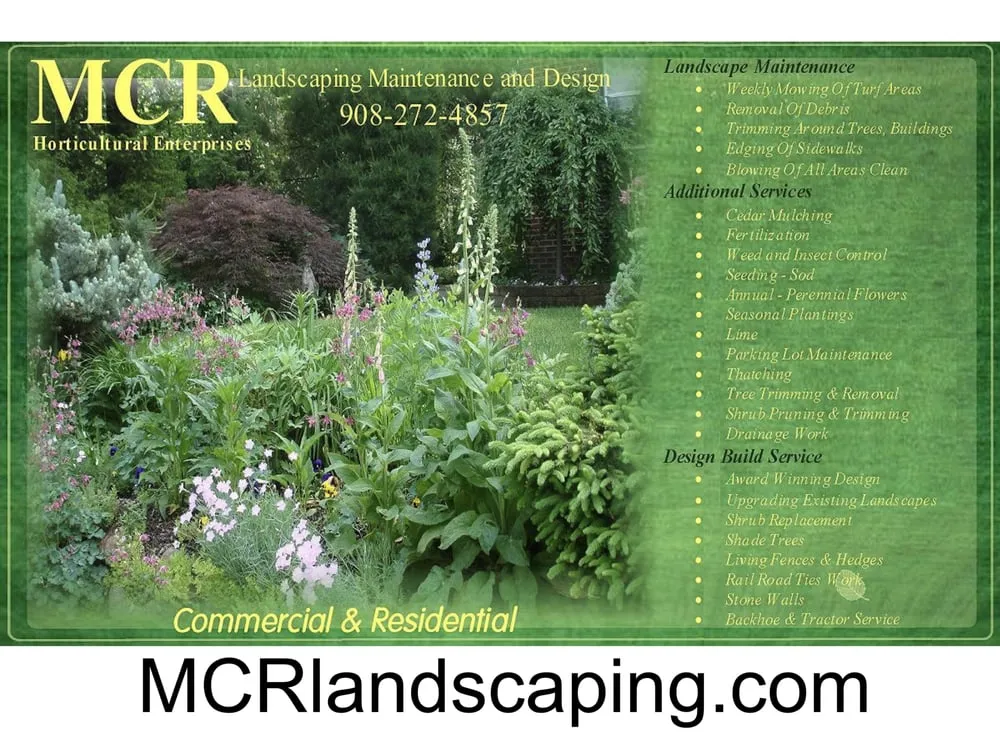 Reliable landscaping services experts serving Cranford, NJ - MCR Landscaping