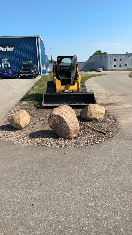 Custom garden landscaping in Waupaca, WI by MCS Landworks