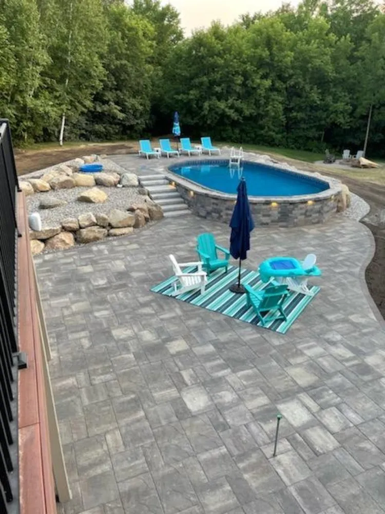 Local garden landscaping with custom design in St. Cloud, MN by MC's Lawn & Landscaping