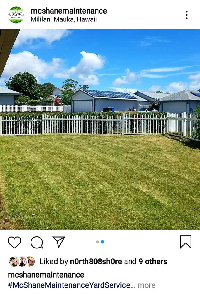 Top-rated yard maintenance experts serving Waipahu, HI - McShane Maintenance Yard Service