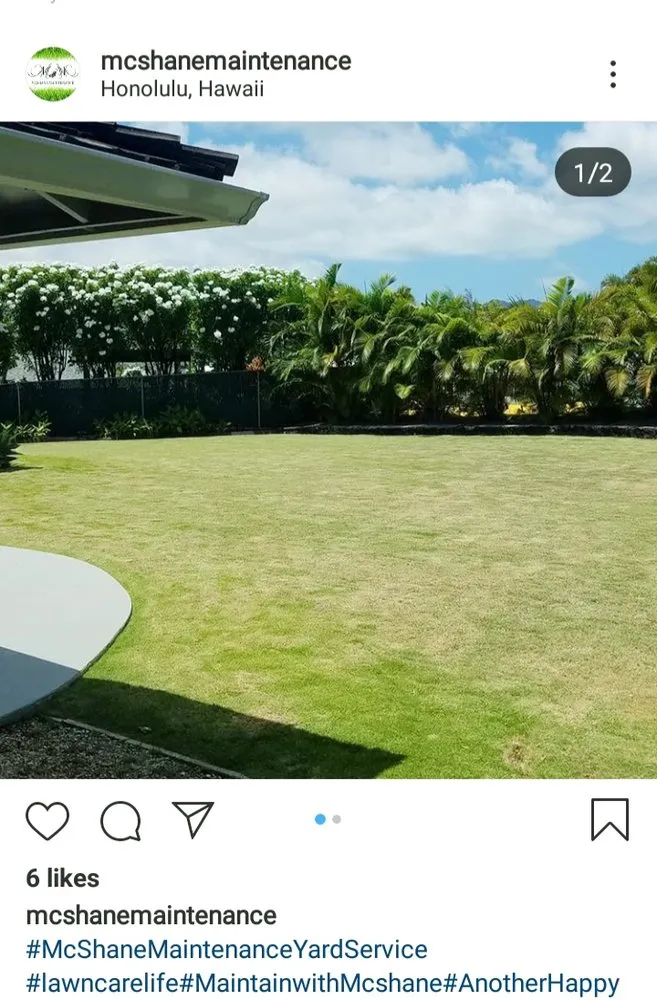 Custom residential landscaping in Waipahu, HI by McShane Maintenance Yard Service