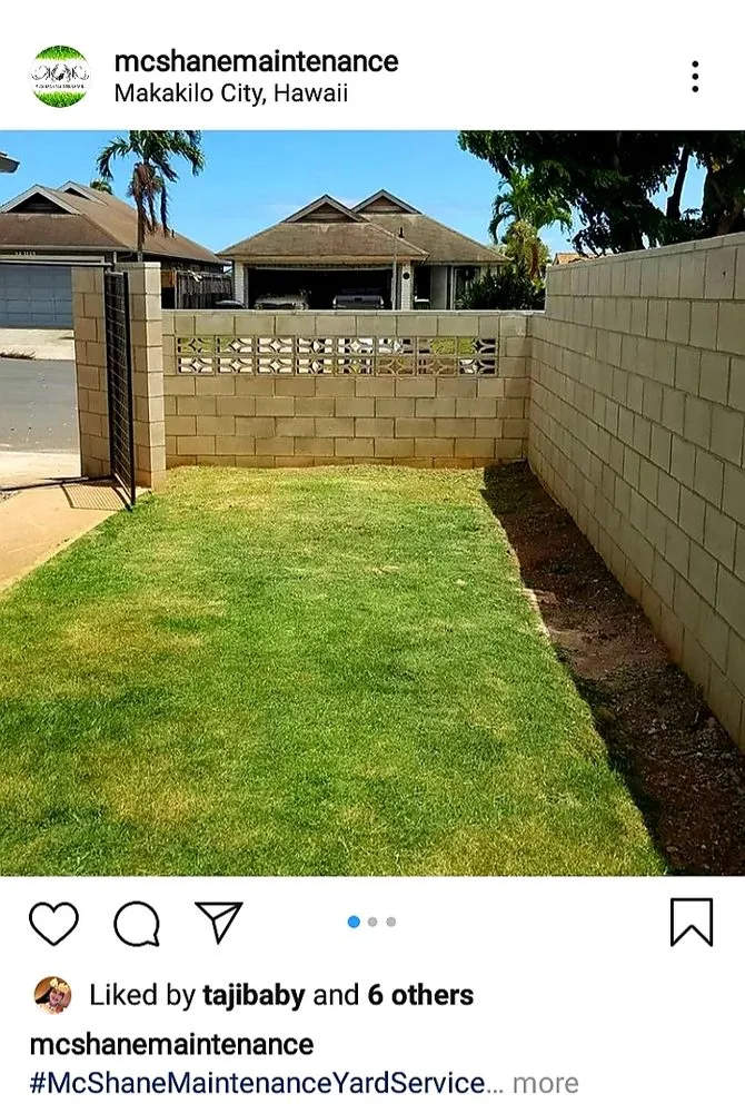 Trusted lawn mowing service in Waipahu, HI by McShane Maintenance Yard Service