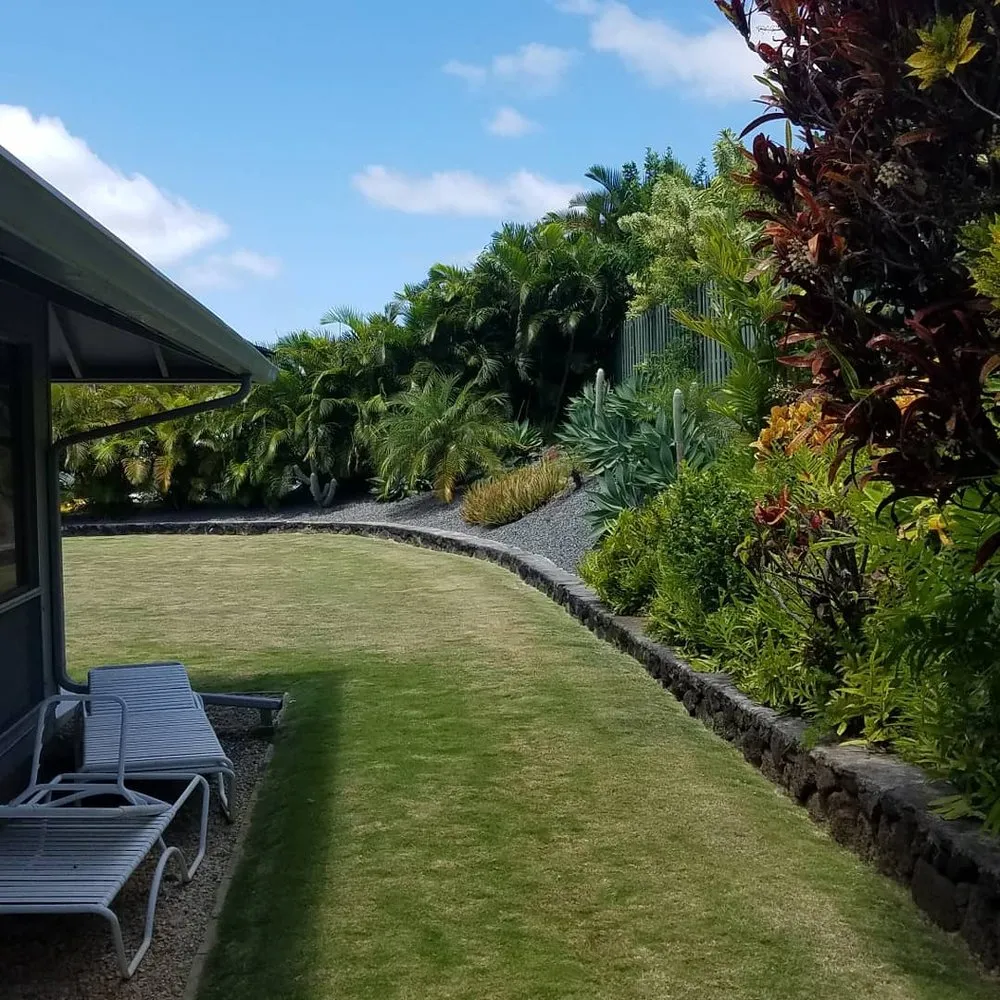 Affordable landscape installation for homes in Waipahu, HI by McShane Maintenance Yard Service