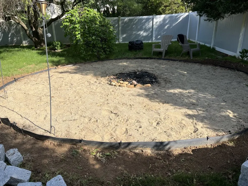 Custom garden landscaping in Lake Hopatcong, NJ by M&D Hardscape Services